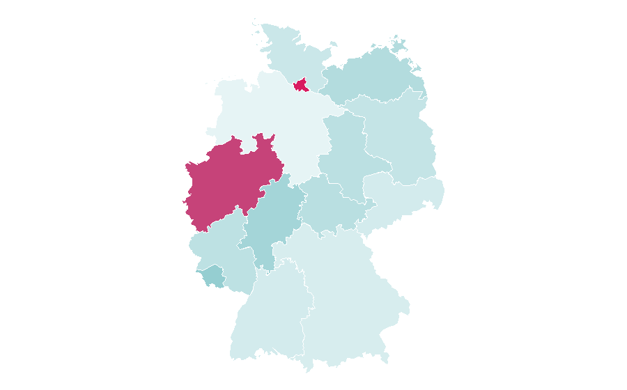 Affinity by region — Music of Nigeria, Germany