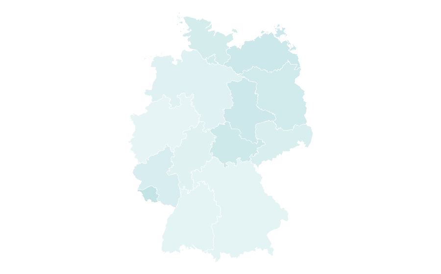 Affinity by region — Music venue, Germany