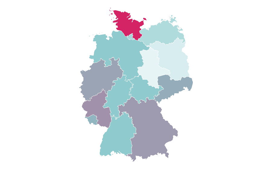 Affinity by region — Música popular brasileira, Germany