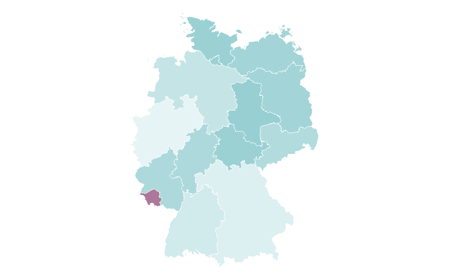 Affinity by region — Muslim holidays, Germany