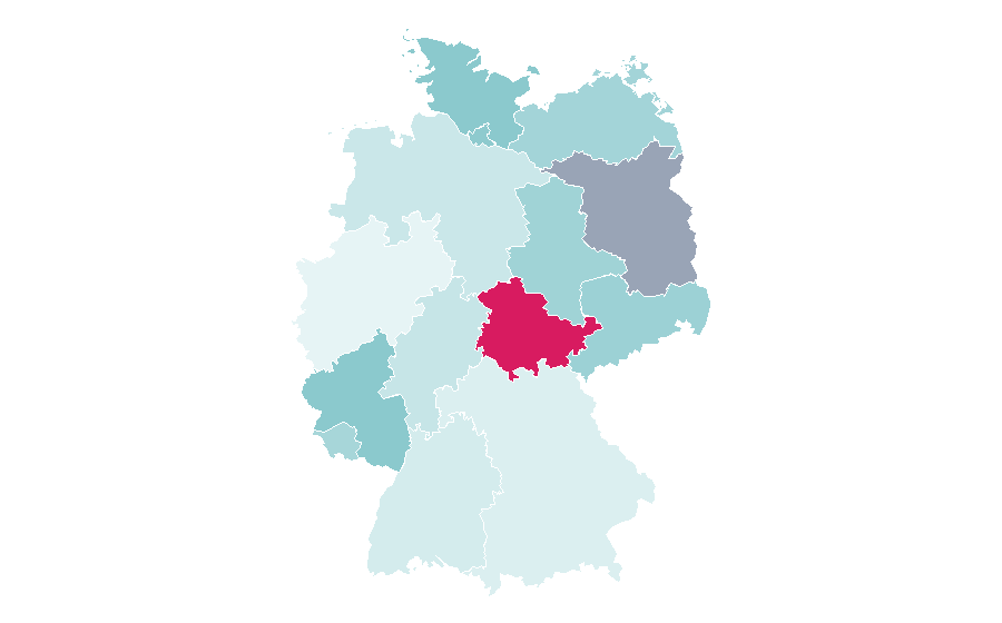 Affinity by region — My Name Necklace, Germany