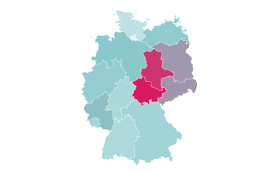 Affinity by region — mydays, Germany