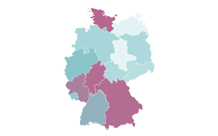 Affinity by region — MyFitnessPal, Germany