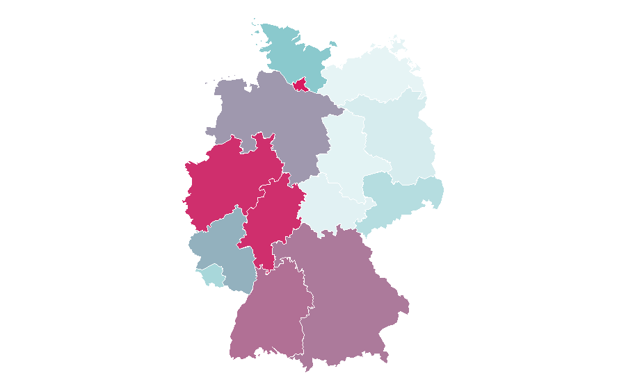 Affinity by region — Myprotein, Germany