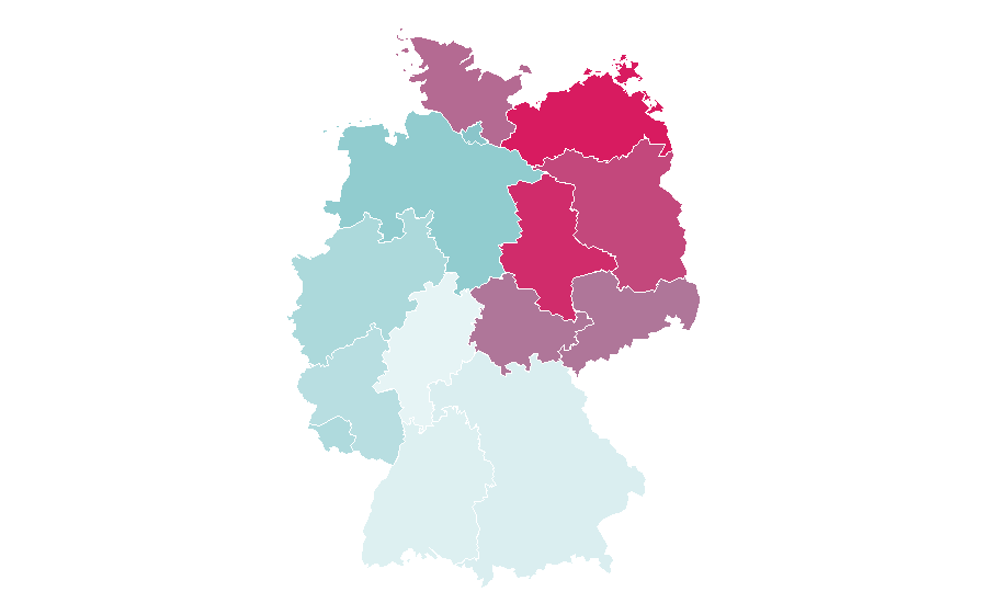 Affinity by region — Nadja abd el Farrag, Germany