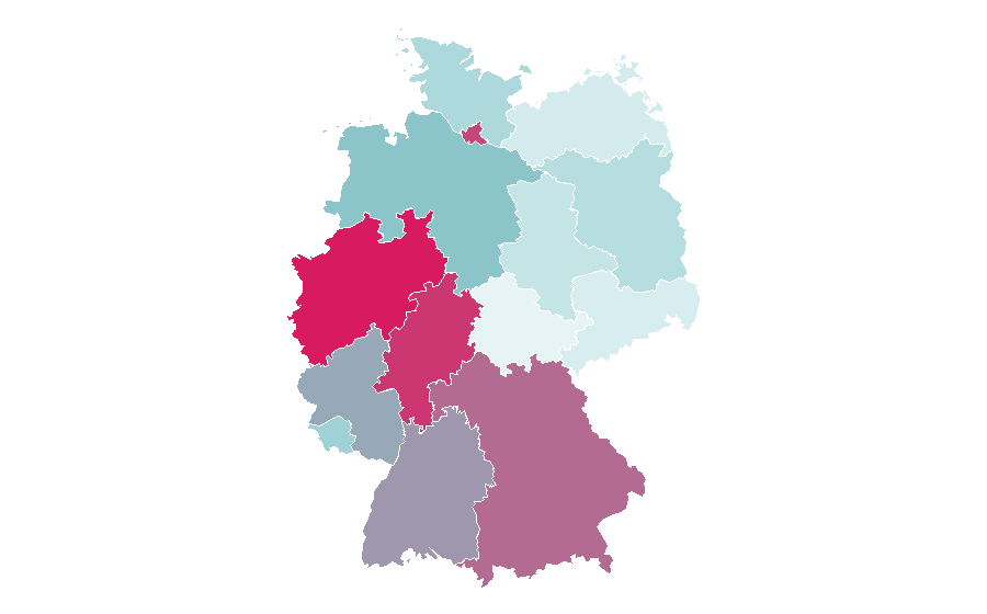 Affinity by region — Nad's, Germany