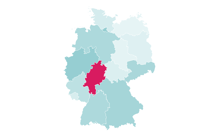 Affinity by region — Nagoya, Germany