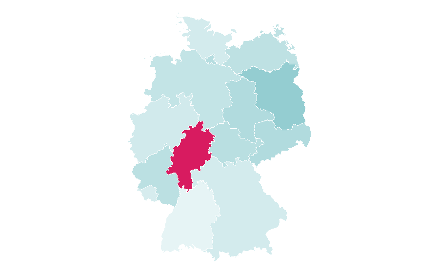 Affinity by region — Nancy Faeser, Germany
