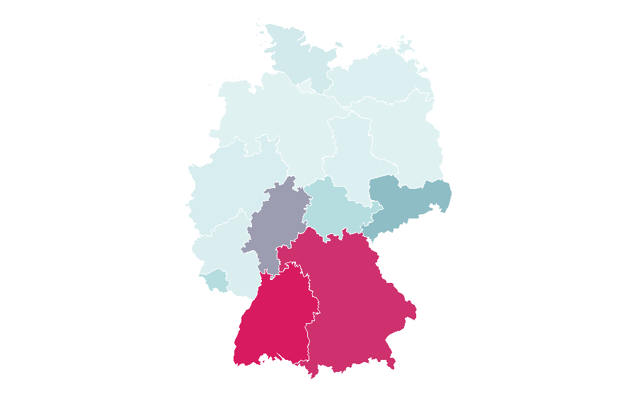 Affinity by region — Nanotechnology, Germany
