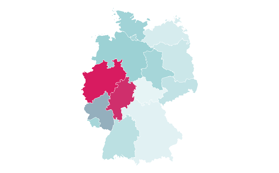 Affinity by region — Naruto: Shippūden, Germany