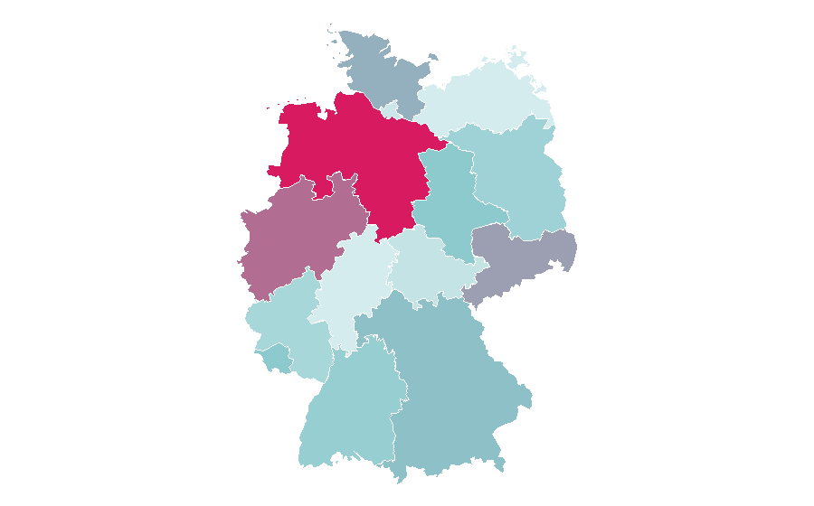 Affinity by region — Natascha Kampusch, Germany