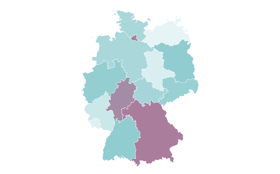 Affinity by region — National Geographic (magazine), Germany