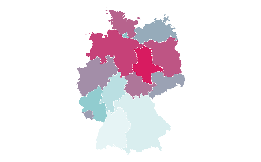 Affinity by region — National Lampoon's Christmas Vacation, Germany