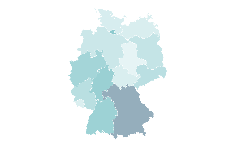 Affinità per regione — National park, Germania