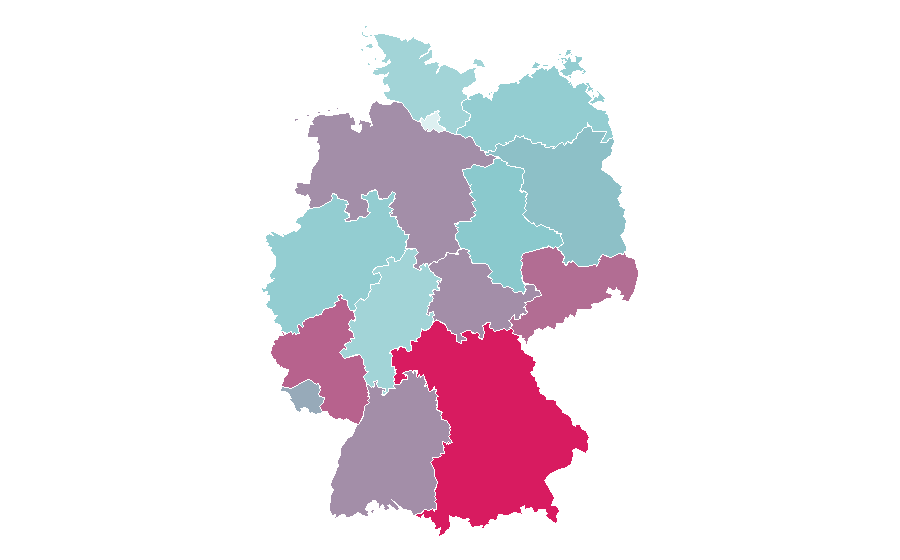 Affinity by region — Nativity of Jesus, Germany