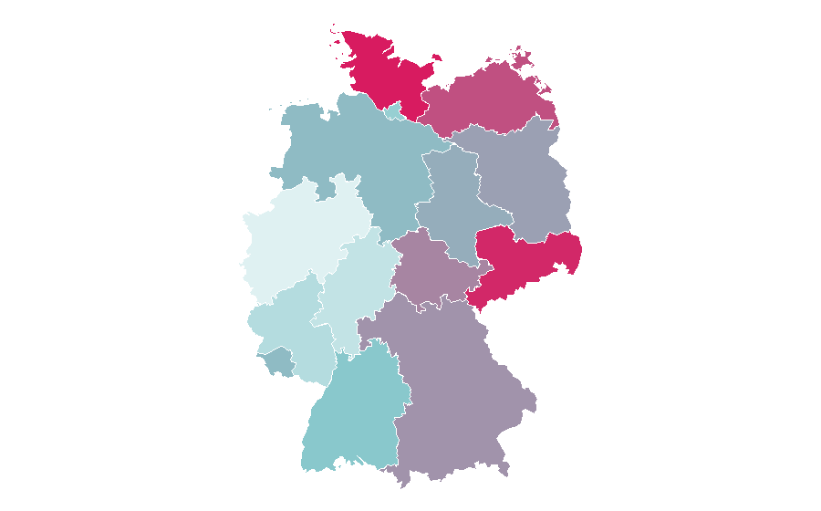 Affinité par région — Natural horsemanship, Allemagne