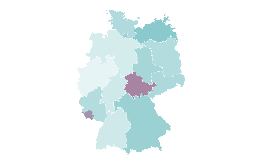 Affinity by region — Natural philosophy, Germany