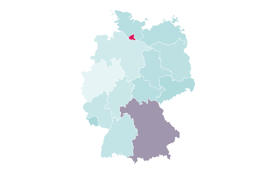 Affinity by region — Natural World, Germany
