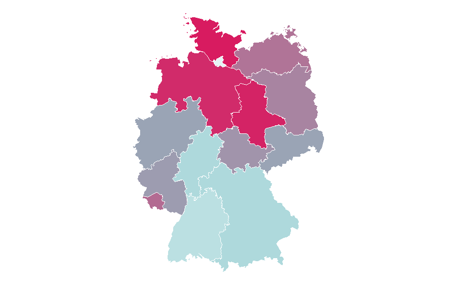 Affinity by region — Naval Criminal Investigative Service, Germany