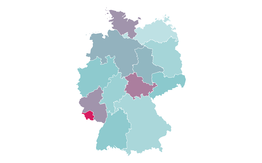 Affinity by region — Neckermann Reisen, Germany