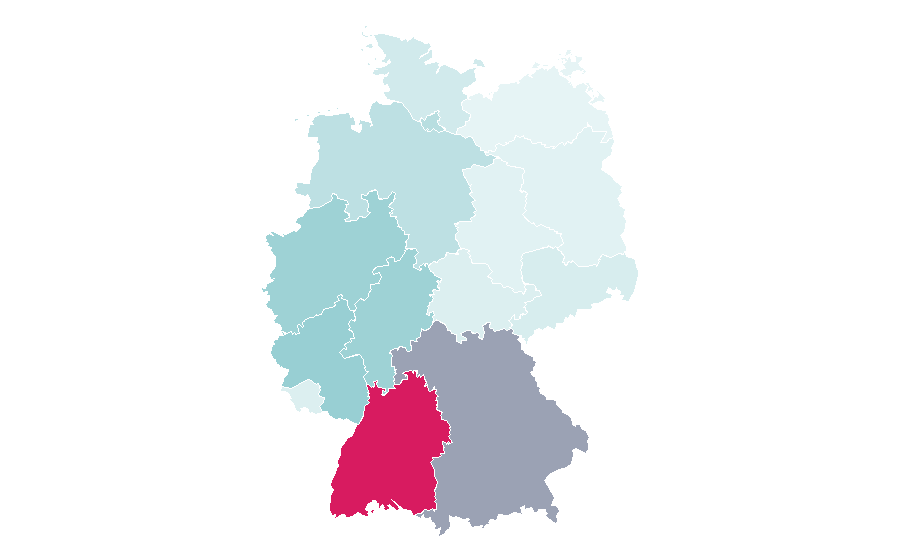 Afinidad por región — Necklace, Alemania
