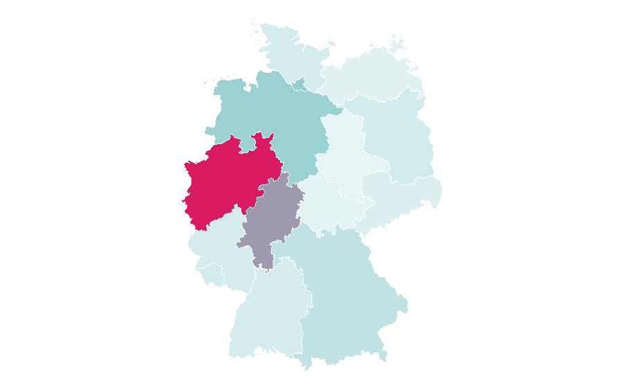 Affinity by region — Nederlandse Spoorwegen, Germany