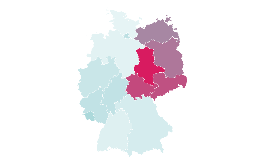 Affinity by region — Neo-Angin, Germany