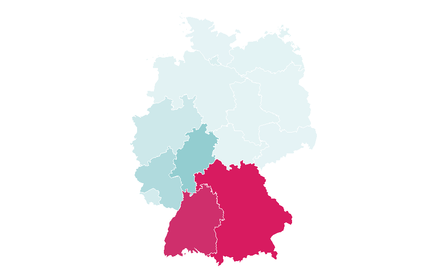 Affinity by region — Net.hr, Germany