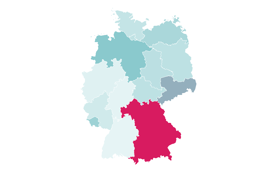 Affinity by region — Networking hardware, Germany