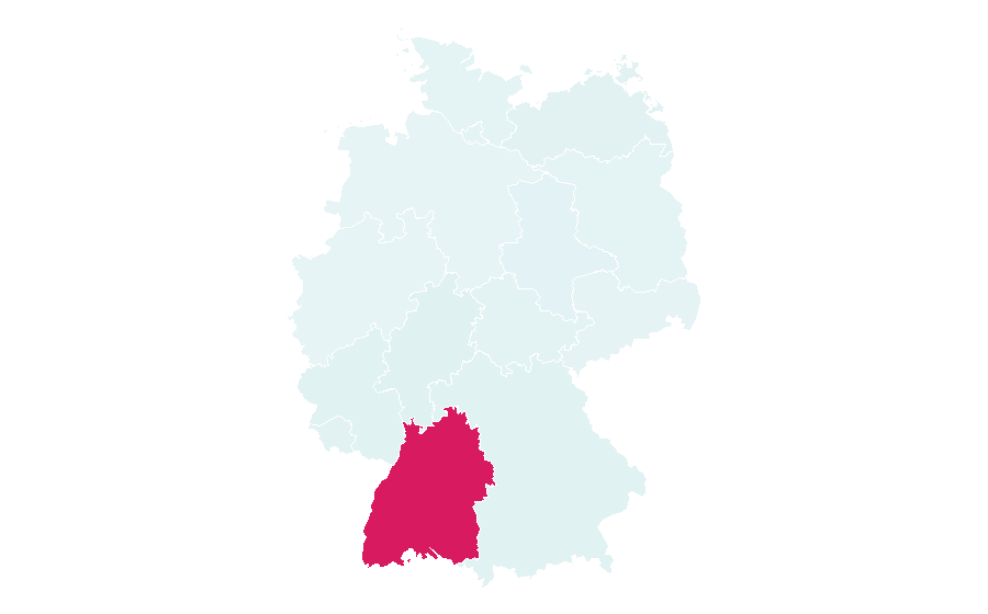 Affinity by region — Netze BW, Germany