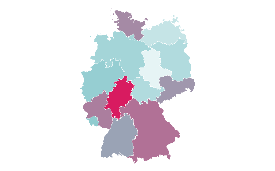 Affinity by region — Nevada, Germany