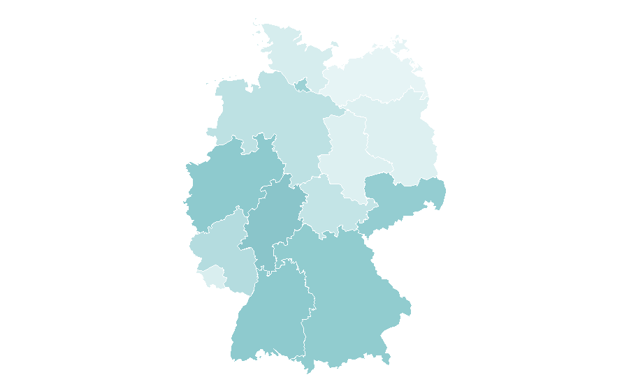 Affinity by region — New Age, Germany