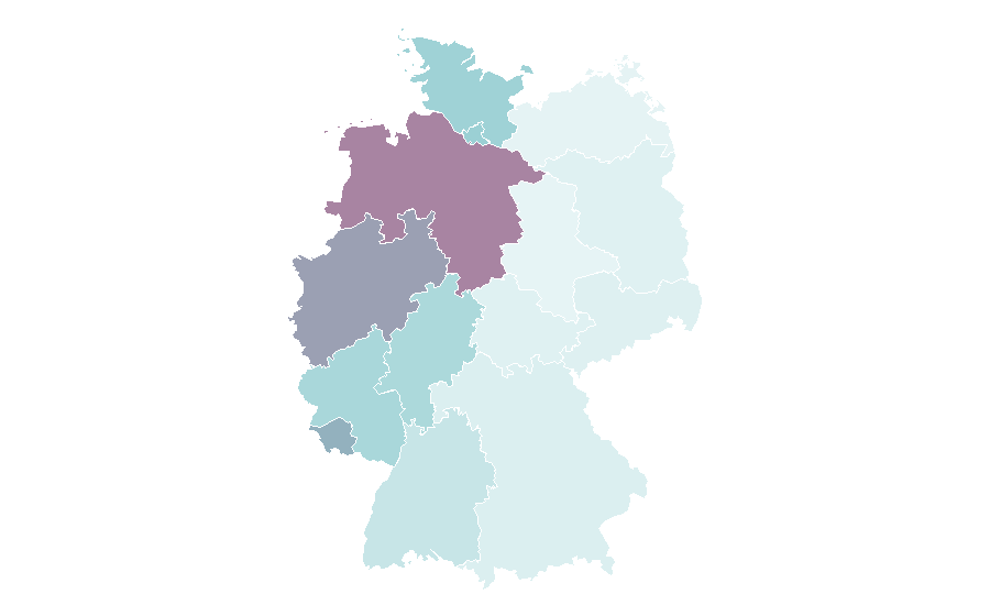 Affinity by region — New Model Army (band), Germany