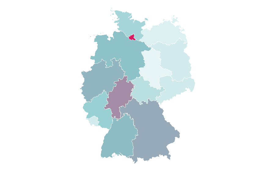 Affinity by region — New Orleans Pelicans, Germany