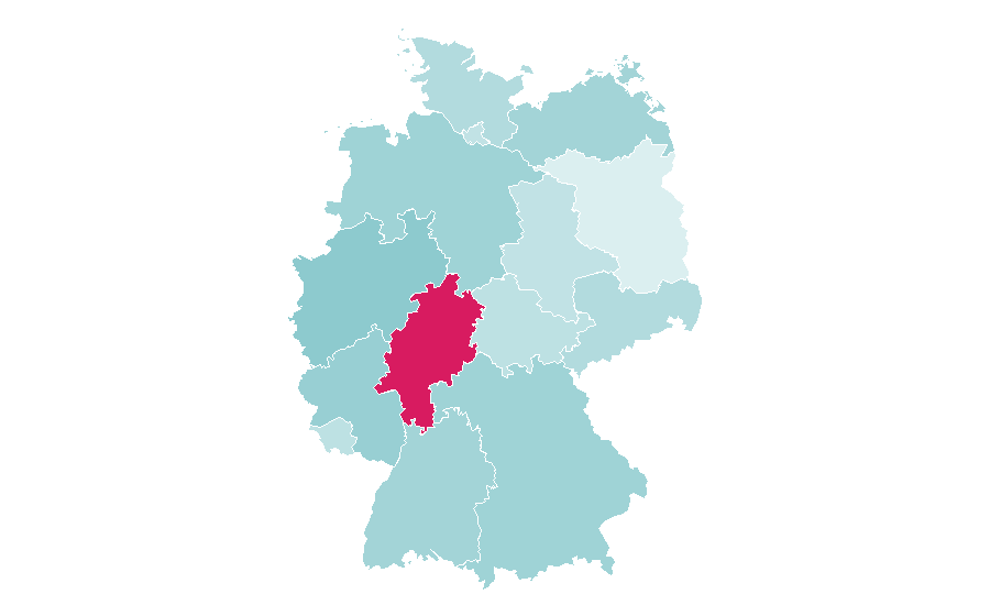 Affinity by region — New Year's Day, Germany