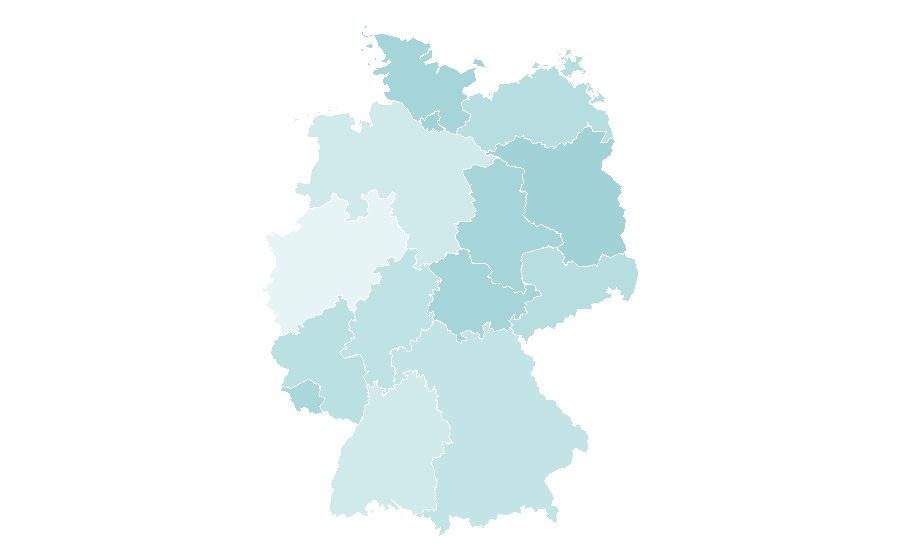 Affinity by region — New Year's resolution, Germany