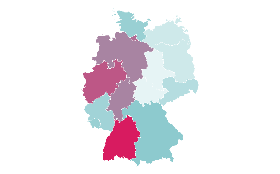 Affinity by region — Newcast, Germany
