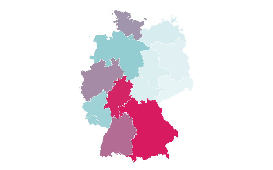 Affinity by region — Newfoundland and Labrador, Germany