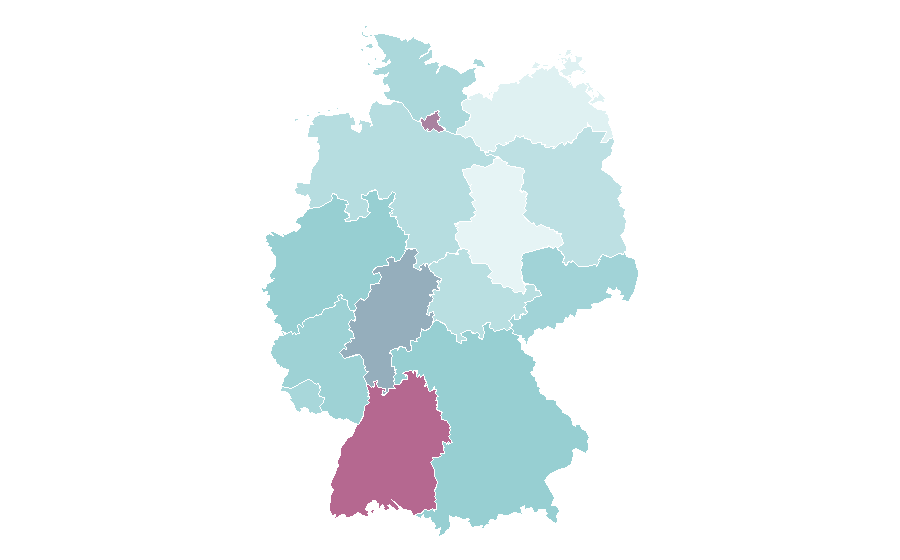 Affinité par région — Newsletter, Allemagne