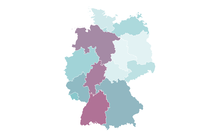 Affinity by region — Newsweek, Germany