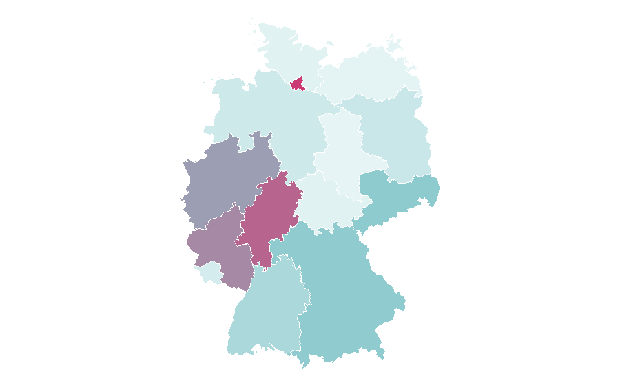Affinity by region — NH Hotels, Germany