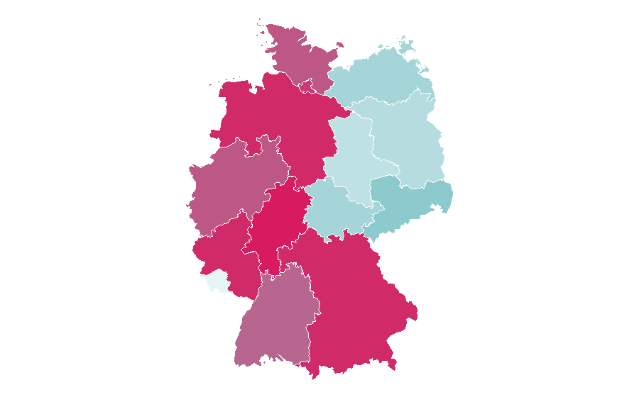 Affinity by region — Nico Rosberg, Germany