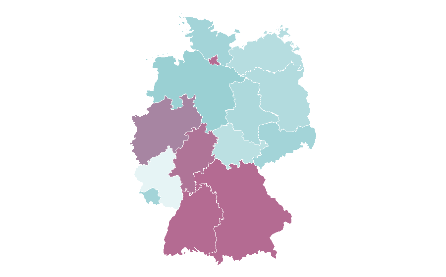 Affinity by region — Nicole Scherzinger, Germany