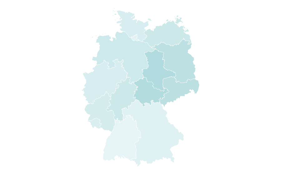 Affinity by region — Night, Germany