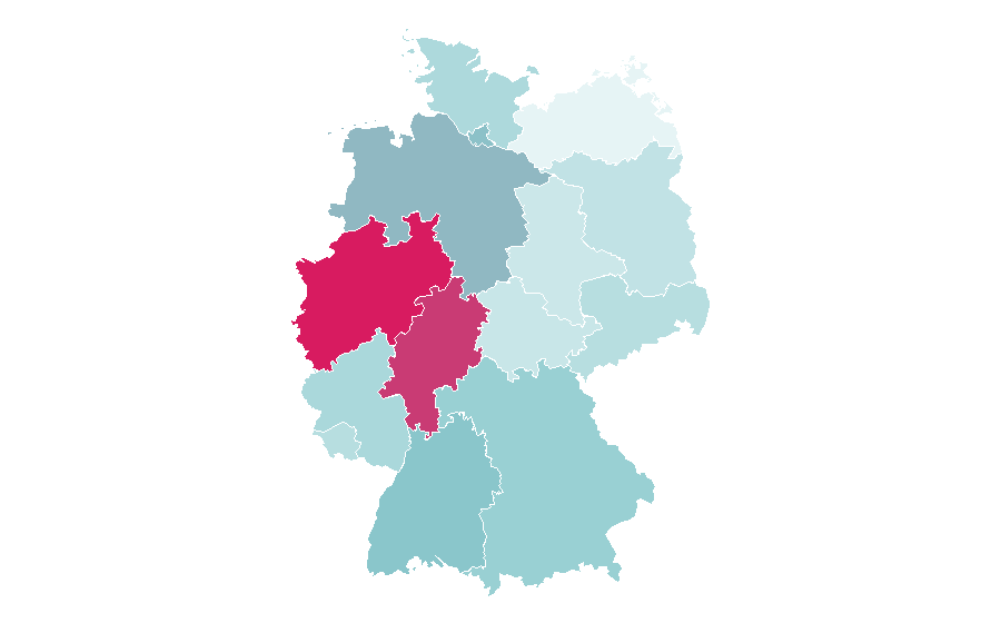 Affinity by region — Niko Kovač, Germany