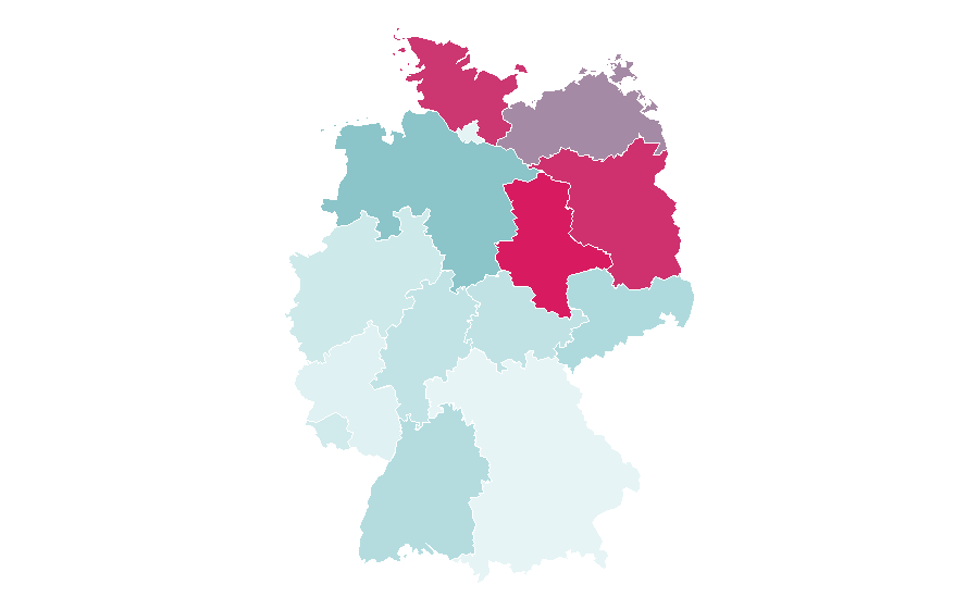 Affinity by region — Nils Lichtlein, Germany