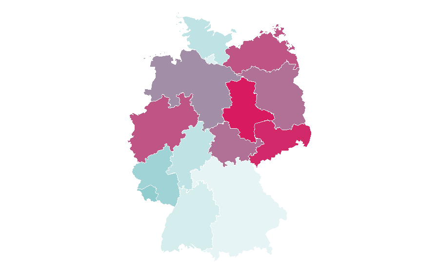 Affinity by region — Nintendo 3DS, Germany