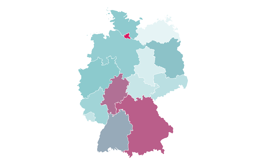 Affinity by region — NIO, Germany