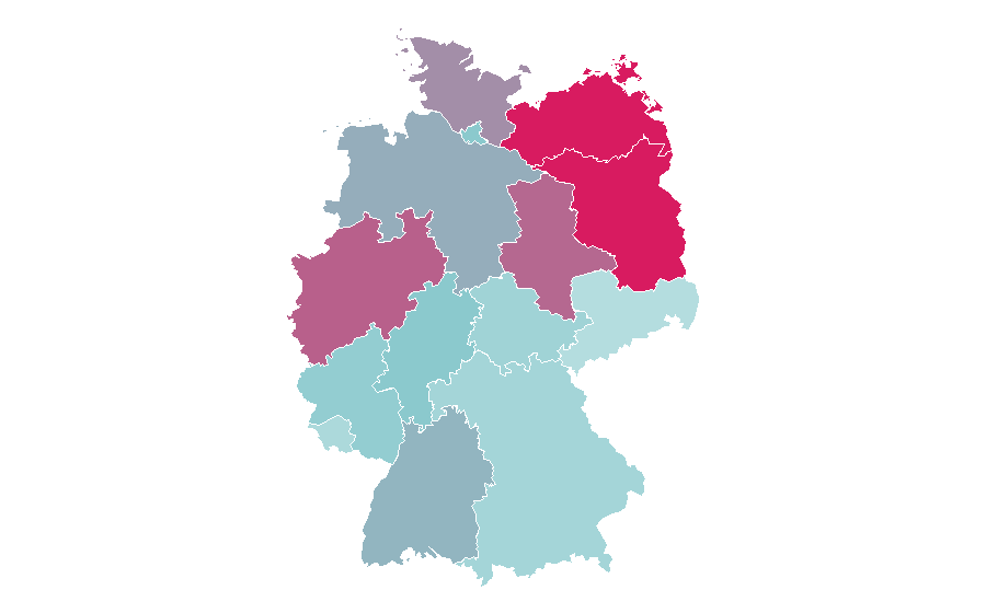 Affinity by region — Nissan Qashqai, Germany
