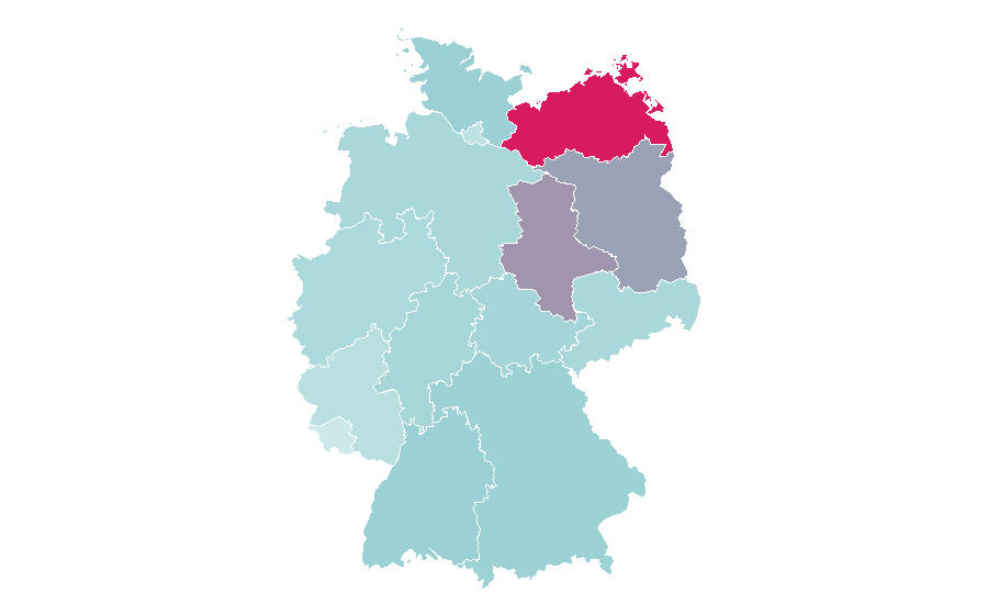 Affinity by region — Nissan X-Trail, Germany